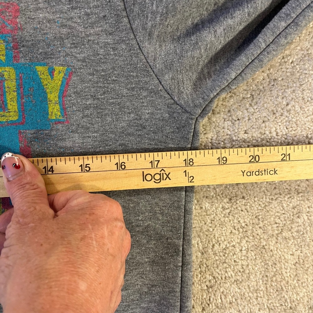 BootDaddy Collection Hoodie Womens‎ XS Gray Graphic Southwestern Eagle - Picture 4 of 11